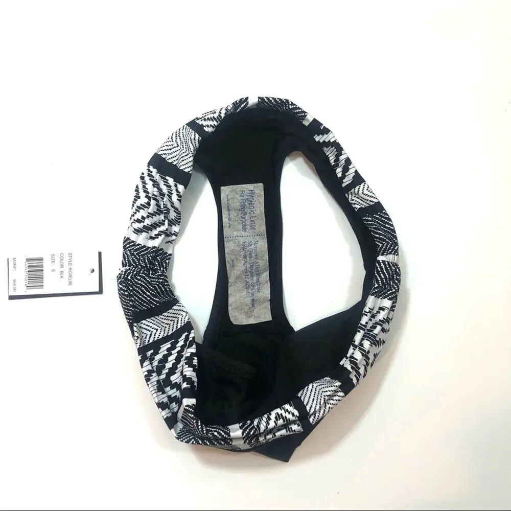 Kenneth Cole Printed-Waist Bikini Swim Bottom